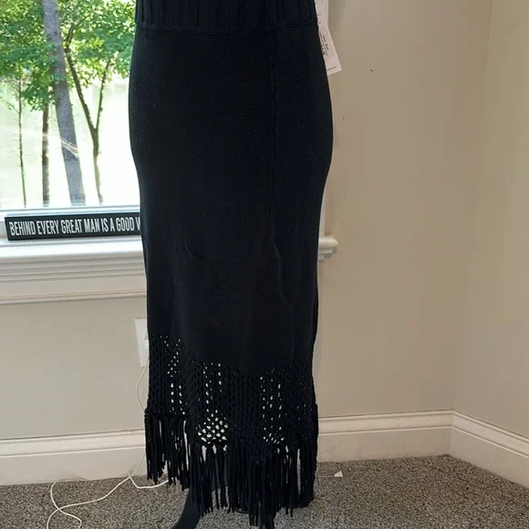 NWT Amour Vert 100% Organic Cotton Alizee Skirt, Medium, Black - Picture 6 of 8